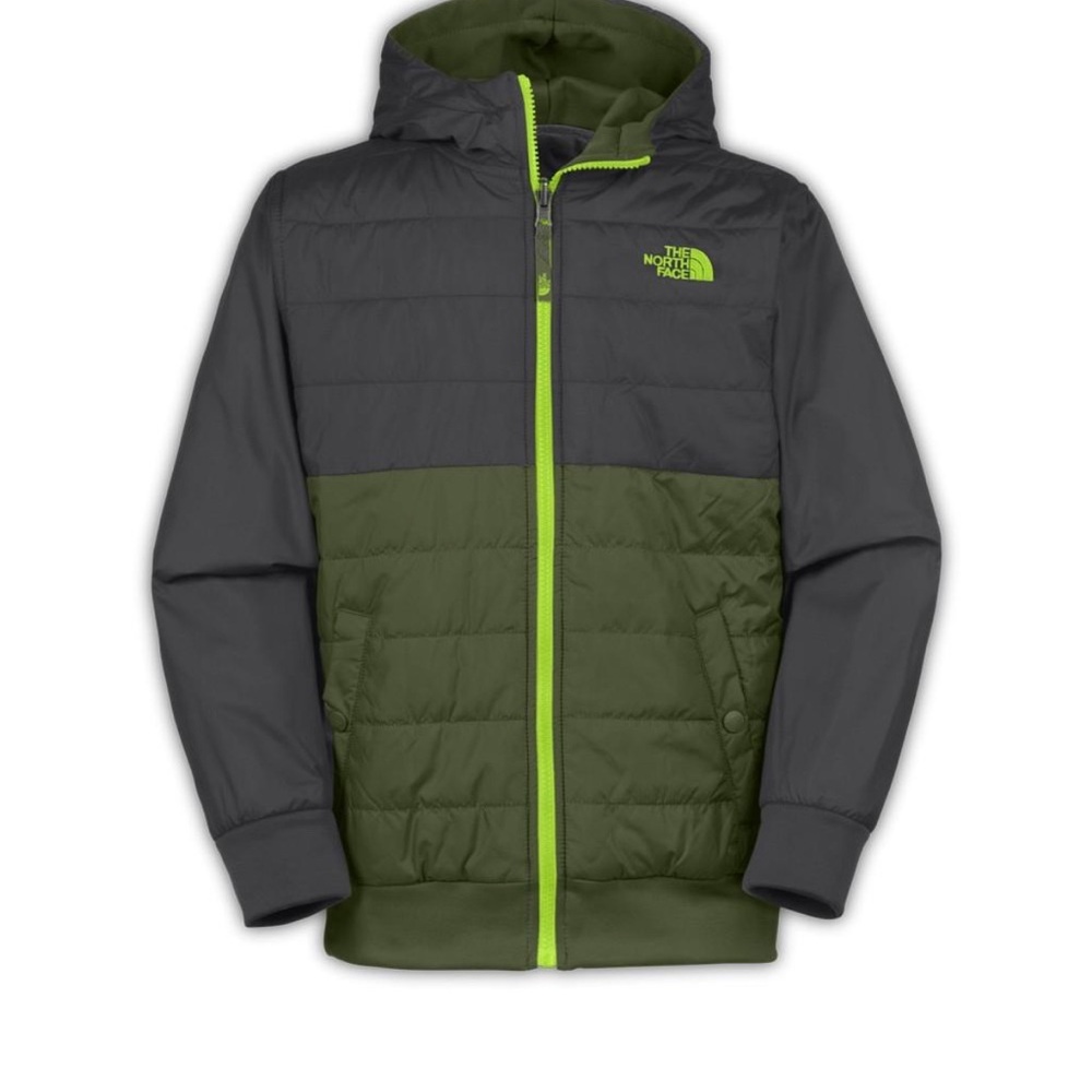 THE NORTH FACE REVERSIBLE QUILTED SURGENT HOODIE BOYS